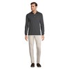 Lands' End Men's Long Sleeve Cotton Supima Polo Shirt - 4 of 4