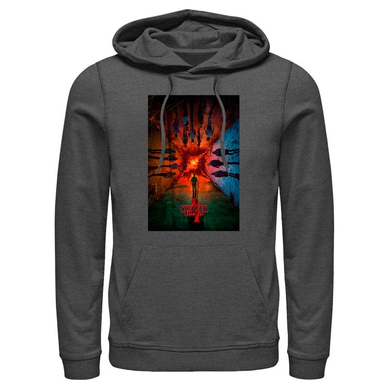 Men's Stranger Things The Rift Has Many Dimensions Poster Pull Over Hoodie, 1 of 5