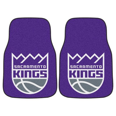 NBA Sacramento Kings Carpet Car Mat Set - 2pc