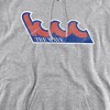 Men's Kingsborough Community College Distressed Primary Logo Pull-Over Hoodie - 2 of 4