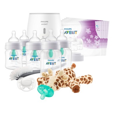 Philips Avent Anti-Colic Baby Bottle with AirFree Vent All-in-One Gift Set - 19pc