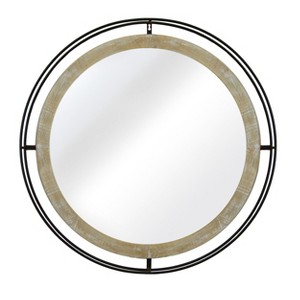VIP Wood 32.1 in. Black Framed Mirror - 1 of 2