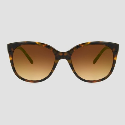 Women's Tortoise Shell Print Square Sunglasses - A New Day™ Brown