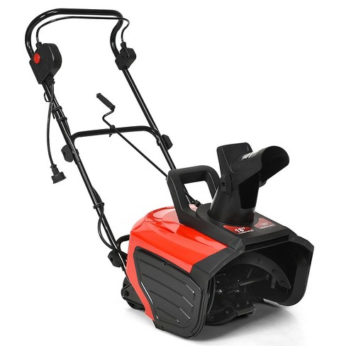 Costway 18 15 Amp Electric Snow Thrower Corded Snow Blower Driveway Patio