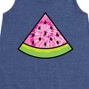 Girls' - Instant Message - Tie Dye Watermelon Graphic Sleeveless Aline Dress - 2 of 4