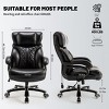 Executive Office Chair Modern with Lumbar Support and 600LBS Capacity for Home Office 24in Wide Seat - 3irtyhousy - 4 of 4