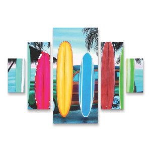 "Woody & Surfboards" Outdoor Canvas - 1 of 3