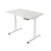 FONTOI Standing Desks with Adjustable Height, Computer Workstation, Stand up Desk for Home Office, White, 19.7"*28.7"*31.5" - 2 of 4