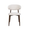 New Classic Furniture,Royce Metal & Fabric Side Chair (Set of 2), Beige - 3 of 4