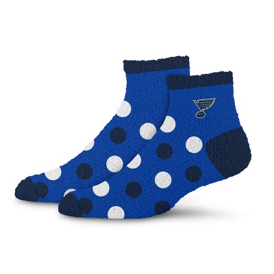 NHL St. Louis Blues Dotty Fuzzy Socks - One Size Fits Most