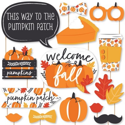 Printable fall photo booth props new arrivals