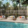 Metal Privacy Screen - Rust-Proof Scroll Design for Yard, Flower Bed Borders & Patio Dividers, Snap-Together Installation - 2 of 4