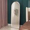 CAVINAS Arched Full Length Mirror,4st Generation Leaning Floor Full Body Mirror with Alloy Metal Frame,Full Mirror for Bedroom - 2 of 4