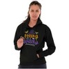 Cute Halloween Magic Feeling Witchy Hoodie Sweatshirt Women Brisco Brands - 4 of 4