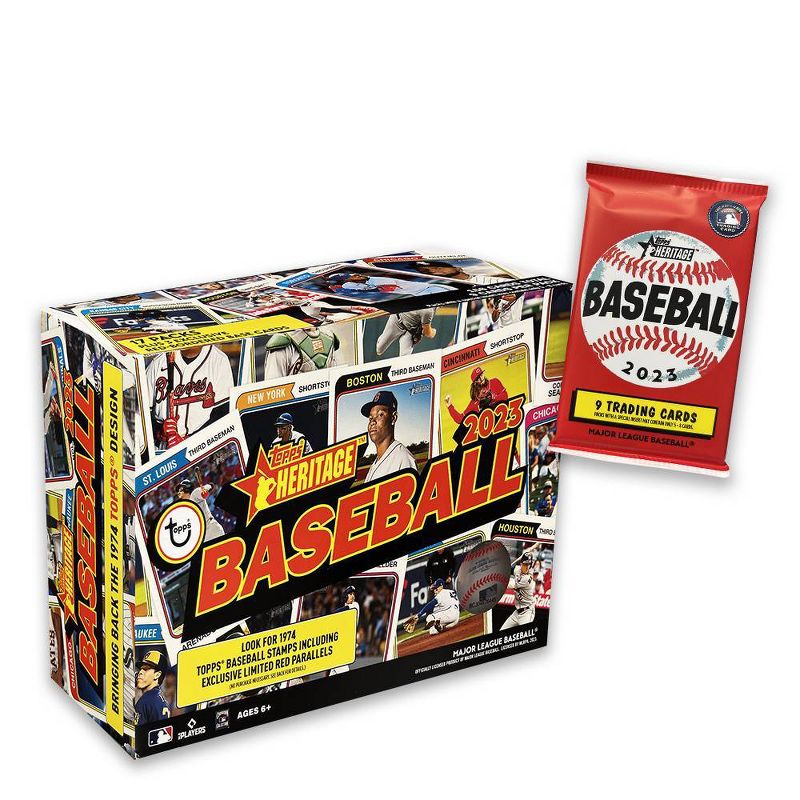 2023 Topps MLB Heritage Baseball Trading Card Giant Box, 2 of 4