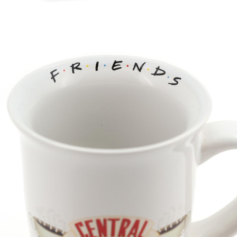 Silver Buffalo Friends Central Perk Flared Rim Collectible Ceramic Coffee Mug | Holds 16 Ounces, 4 of 7