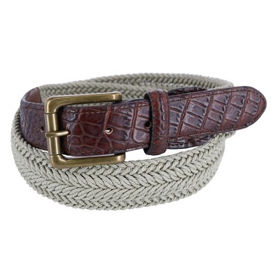 Kingsize Men's Big & Tall Elastic Braid Belt 