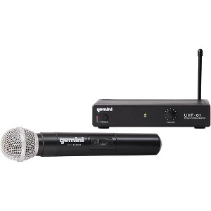 Gemini UHF-01M Wireless Handheld Microphone System F3 - 1 of 4