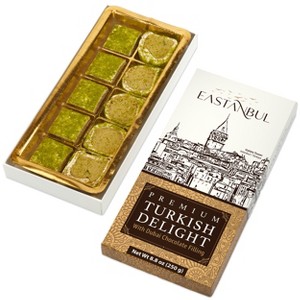 Eastanbul Premium Turkish Delight with Dubai Chocolate Filling, 8.8oz - 1 of 4