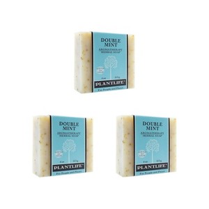 Plantlife Double Mint Bar Soap – Moisturizing, Soothing, Handcrafted, Plant-Based – Made in California, 4oz - 1 of 2