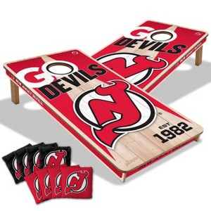 NHL New Jersey Devils 2'x4' Wood Toss Game Set - 1 of 4