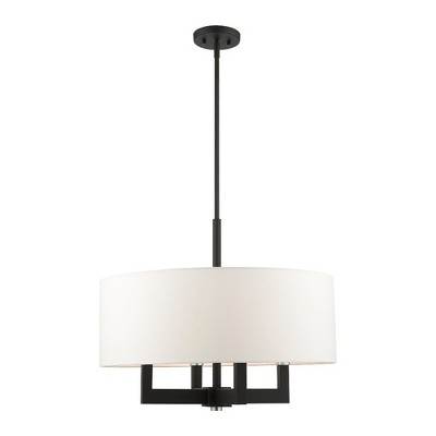 Livex Lighting Cresthaven 4 - Light Chandelier in  Black