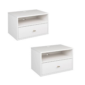 Set of 2 Hanging Nightstands - Prepac - 1 of 4