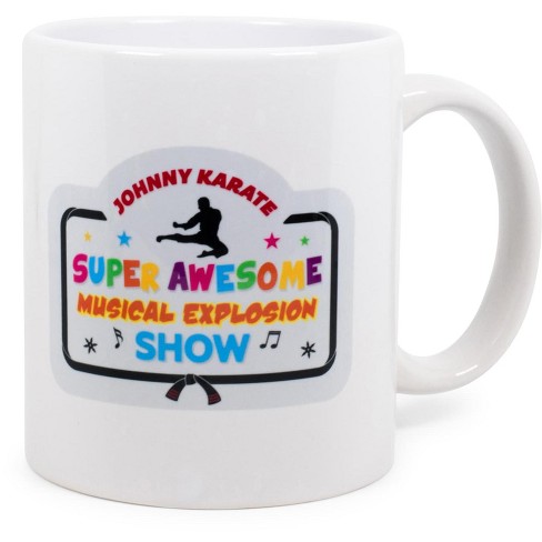 Surreal Entertainment Parks and Recreation Johnny Karate Ceramic Mug | Holds 11 Ounces - image 1 of 4