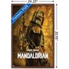 Trends International Star Wars: The Mandalorian Season 2 - Boba Fett One Sheet Framed Wall Poster Prints - 3 of 4