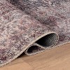 World Rug Gallery Calista Multi Vintage Indoor Rug – Machine Washable Flat Pile with Non-Slip Backing - 4 of 4