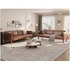 75-Inch Convertible Futon Sofa Bed with Faux Leather Upholstery Mid-Century Modern Small Loveseat Couch for Living Room and Bedroom, Brown - 4 of 4