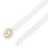 INSPIRE CHIC Women's Faux Pearl Rhinestones Apparel Belt 65cm x 2cm 1 Pc - 3 of 4