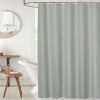 RT Designer Collection Bliss Waffle Shower Curtain 70" x 72" Grey - 2 of 4