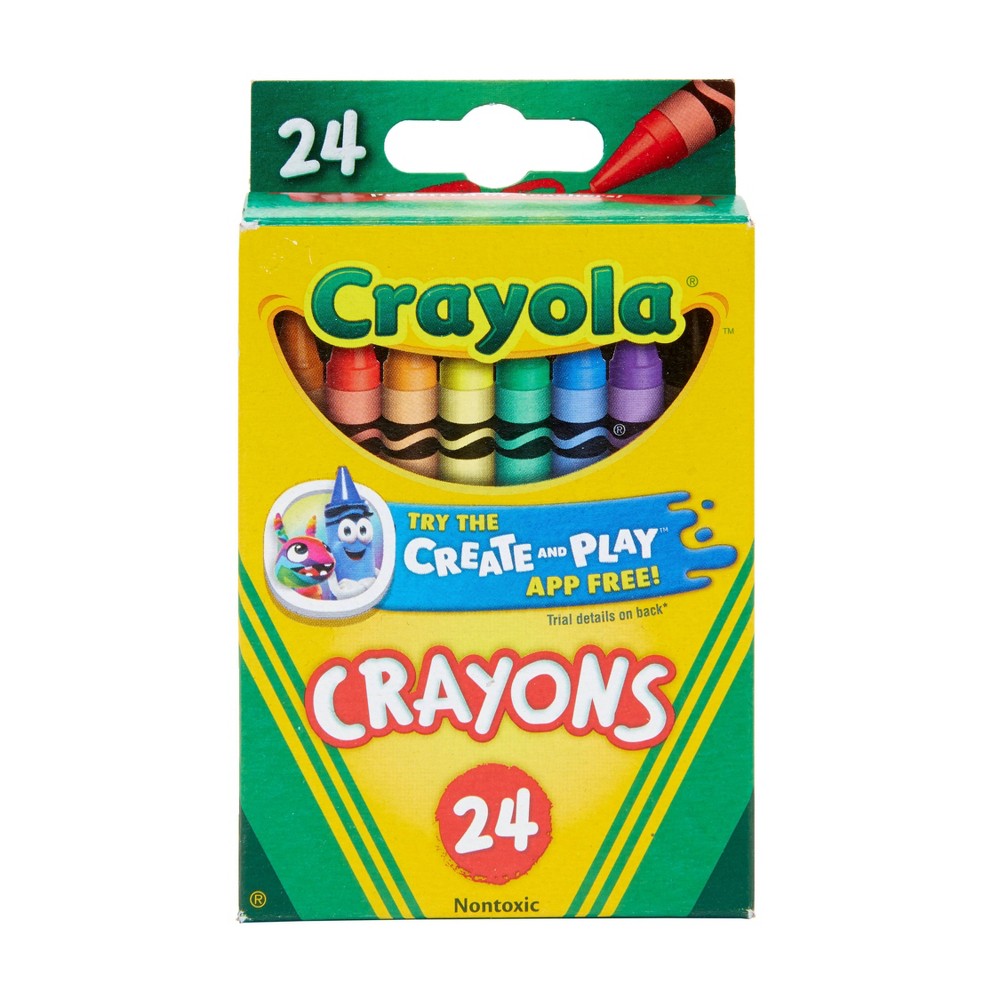 Crayola 24ct Crayons, Crayons was $1.39 now $0.5 (64.0% off)