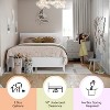 Buzz & Bloom Platform Bed Frame with Chevron Headboard and Footboard and Wood Slat Foundation - 4 of 4
