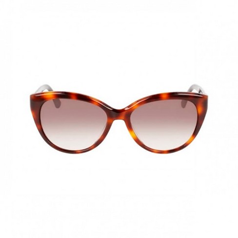 Calvin Klein Womens Cat-eye Sunglasses Havana/black : Target