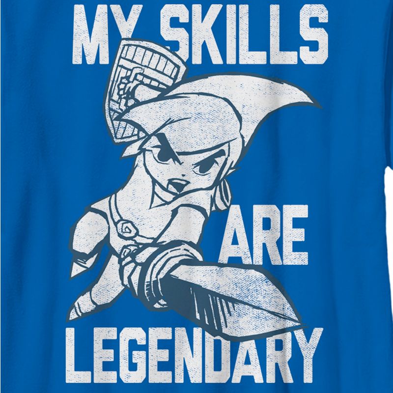 Boy's Nintendo The Legend of Zelda Link My Skills are Legendary T-Shirt, 2 of 6
