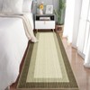 Washable Modern Geometric Bordered Area Rugs for Bedroom Living Room, Large Non Slip Soft Throw Carpet for Home Office - 4 of 4