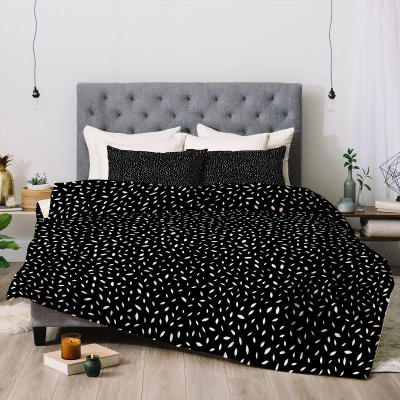Iveta Abolina Amara 100% Cotton Comforter Set Black - Deny Designs, 5 of 7