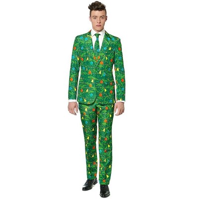 Suitmeister Green Christmas Tree Men's Christmas Costume Suit