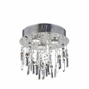 Elegant Lighting Galaxy 3 - Light Flush Mount in  Chrome - 1 of 1