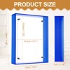Unique Bargains Acrylic Wall Tabletop Display Floating Single Image Frame - 2 of 4