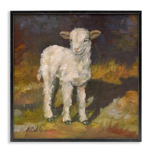 Stupell Industries Soft Baby Lamb Painting, 24" x 24" - 1 of 4