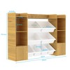Kids Toy Storage Organizer with 8 Removable Toy Bins, Bookshelf & 2 Storage Cubbies – Playroom, Bedroom & Classroom Organization, White - 2 of 4