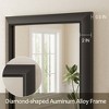 Apmir High-Strength Tempered Glass and Aluminum Alloy Framed French Cleat Mounted Wall Decor Mirror in matte black with 5-Year Warranty - 2 of 4