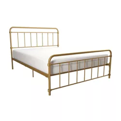 Full Waldorf Metal Bed Gold - Room & Joy