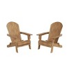 WestinTrends Tuscany HIPS¬¨‚Ä†Outdoor¬¨‚Ä†Patio¬¨‚Ä†Folding¬¨‚Ä†Adirondack¬¨‚Ä†Chair (Set of 2) - 3 of 4