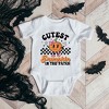 The Juniper Shop Cutest Pumpkin Checkered Baby Bodysuit - 2 of 3