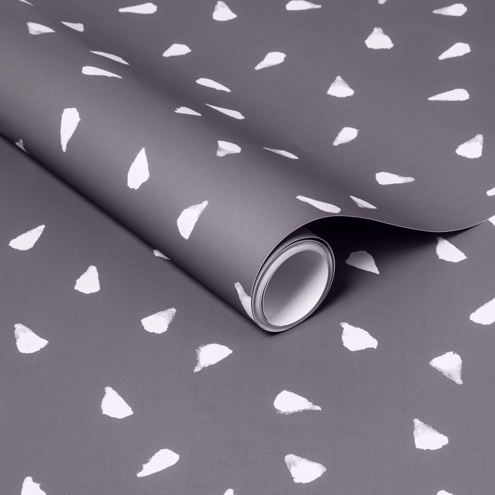 Photos - Wallpaper Scattered Seeds Peel & Stick  Gray/White - Opalhouse™