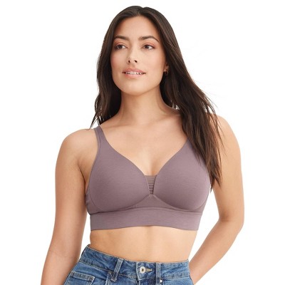 Jockey Women's Forever Fit Full Coverage Unlined Cotton Bra M Grey Heather  : Target